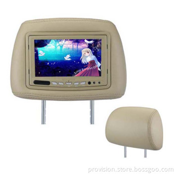 7&quot; headrest TFT LCD monitor with pillow